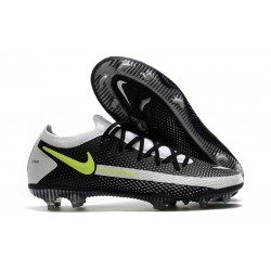 Nike Phantom GT Elite FG Nouvelles Crampon - Noir Gris Jaune