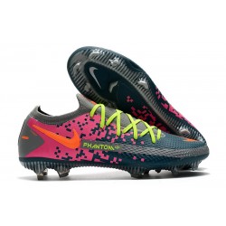 Chaussure Nouveau Nike Phantom GT Elite FG Gris Rose