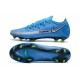 Chaussure Nouveau Nike Phantom GT Elite FG Bleu Argent