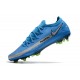 Chaussure Nouveau Nike Phantom GT Elite FG Bleu Argent