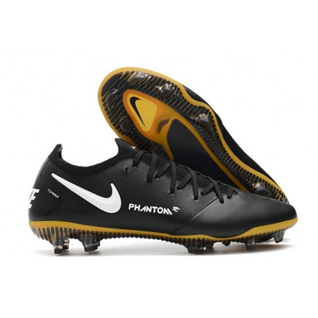 Chaussure Nouveau Nike Phantom GT Elite Tech Craft FG Noir Or