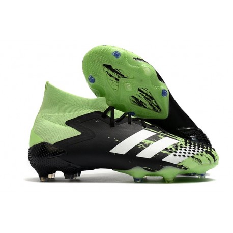Chaussure Neuf adidas Predator Mutator 20.1 FG -Vert Signal Blanc Noir
