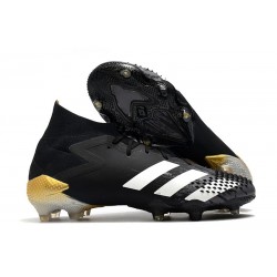 Chaussure Neuf adidas Predator Mutator 20.1 FG - Noir Blanc Or Metallique