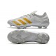 adidas Crampon Predator Mutator 20.1 Low FG Blanc Or