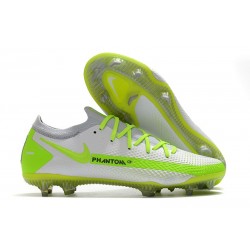 Chaussure Nouveau Nike Phantom GT Elite FG Blanc Vert