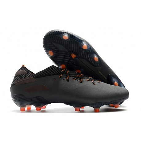 Chaussure adidas Nemeziz 19.1 FG Noir Signal Orange