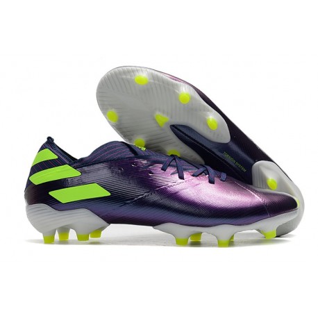 Chaussure adidas Nemeziz 19.1 FG Violet Vert