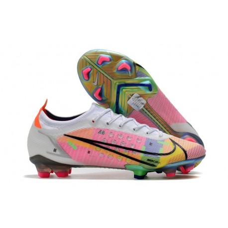 Nike pour hommes Mercurial Vapor XIV Elite FG Blanc Multicolore