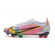 Nike pour hommes Mercurial Vapor XIV Elite FG Blanc Multicolore