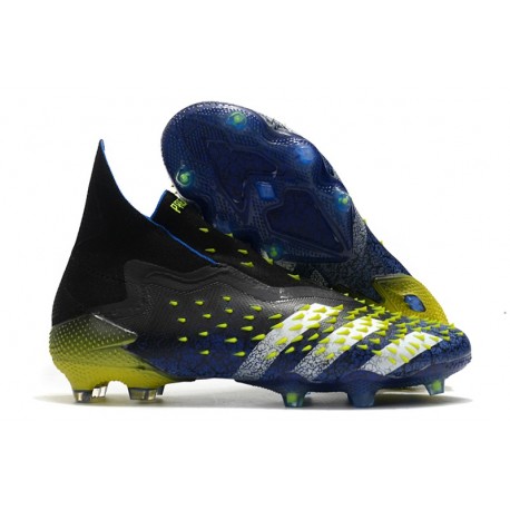 adidas Predator Freak+ FG Bleu Noir Blanc Bleu Equipe Royal