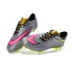 Nike Chaussures Football HyperVenom Phantom FG ACC Gris Volt Rose