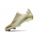 Chaussure adidas X Ghosted + FG Inflight - Blanc Doré Noir