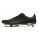 Chaussure adidas X Ghosted + FG Superstealth - Noir Bleu cyan