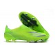 Chaussure adidas X Ghosted + FG Precision To Blur - Vert Violet Jaune