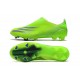 Chaussure adidas X Ghosted + FG Precision To Blur - Vert Violet Jaune