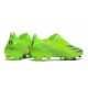 Chaussure adidas X Ghosted + FG Precision To Blur - Vert Violet Jaune