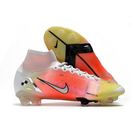 Chaussure Nike Mercurial Superfly 8 Elite FG Blanc Mangue