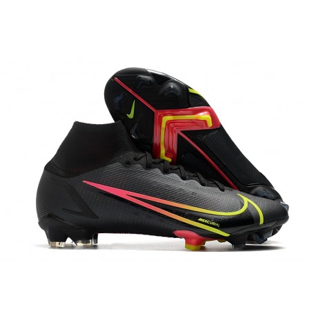 Nike Mercurial Superfly VIII Elite FG Black x Prism - Noir Cyber