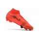 Chaussure Nike Mercurial Superfly 8 Elite FG Rouge Noir