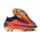 Neuf Nike Phantom GT Elite DF FG Orange Bleu Or