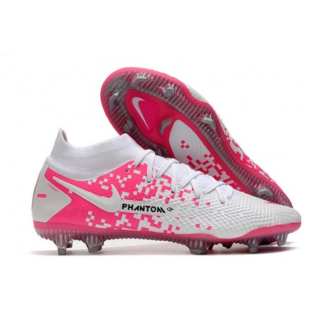 Neuf Nike Phantom GT Elite DF FG Blanc Rose