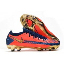 Nike 2021 Phantom GT Elite FG Orange Or Bleu