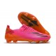 Crampons adidas X Ghosted.1 FG Rose Noir Orange&nbsp;
