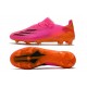 Crampons adidas X Ghosted.1 FG Rose Noir Orange&nbsp;