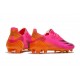 Crampons adidas X Ghosted.1 FG Rose Noir Orange&nbsp;