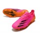 Crampons adidas X Ghosted.1 FG Rose Noir Orange&nbsp;
