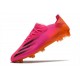 Crampons adidas X Ghosted.1 FG Rose Noir Orange&nbsp;