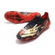 Crampons adidas X Ghosted.1 FG Noir Rouge Or