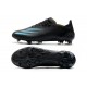 Crampons adidas X Ghosted.1 FG Superstealth - Noir Bleu cyan