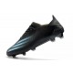 Crampons adidas X Ghosted.1 FG Superstealth - Noir Bleu cyan