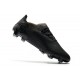 Crampons adidas X Ghosted.1 FG Superstealth - Noir Bleu cyan