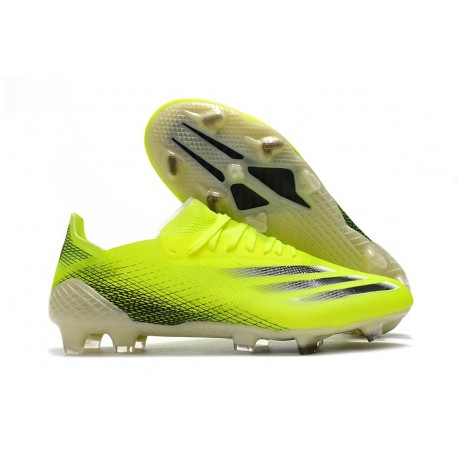 Crampons adidas X Ghosted.1 FG Superlative - Jaune Noir Bleu