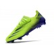 Crampons adidas X Ghosted.1 FG Precision To Blur - Vert Violet Jaune