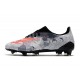 Crampons adidas X Ghosted.1 FG Gris Rouge