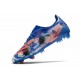 Crampons adidas X Ghosted.1 FG Bleu Rouge