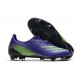 Crampons adidas X Ghosted.1 FG Violet Vert 