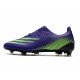 Crampons adidas X Ghosted.1 FG Violet Vert 