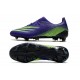 Crampons adidas X Ghosted.1 FG Violet Vert 