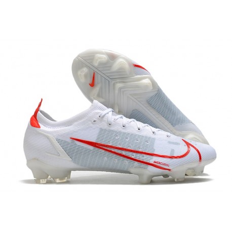 Nike pour hommes Mercurial Vapor XIV Elite FG Blanc Rouge