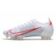 Nike pour hommes Mercurial Vapor XIV Elite FG Blanc Rouge