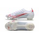 Nike pour hommes Mercurial Vapor XIV Elite FG Blanc Rouge