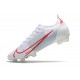 Nike pour hommes Mercurial Vapor XIV Elite FG Blanc Rouge