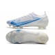 Nike pour hommes Mercurial Vapor XIV Elite FG Blanc Bleu