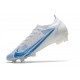 Nike pour hommes Mercurial Vapor XIV Elite FG Blanc Bleu