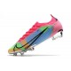 Nike pour hommes Mercurial Vapor XIV Elite FG Bleu Rose Vert