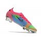 Nike pour hommes Mercurial Vapor XIV Elite FG Bleu Rose Vert
